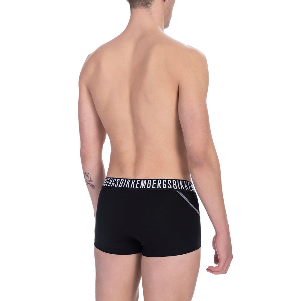 Bikkembergs Black Cotton Men Underwear Pack