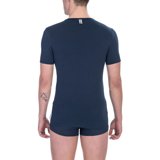 Bikkembergs Blue Cotton T-Shirt