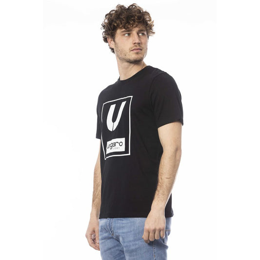 Ungaro Sport Black Cotton T-Shirt