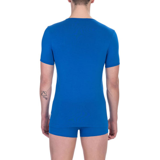 Bikkembergs Blue Cotton T-Shirt
