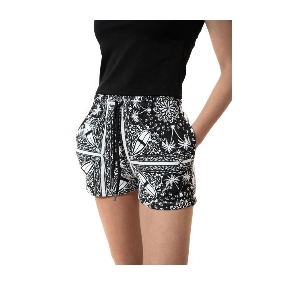 Comme Des Fuckdown Black Cotton Women's Shorts
