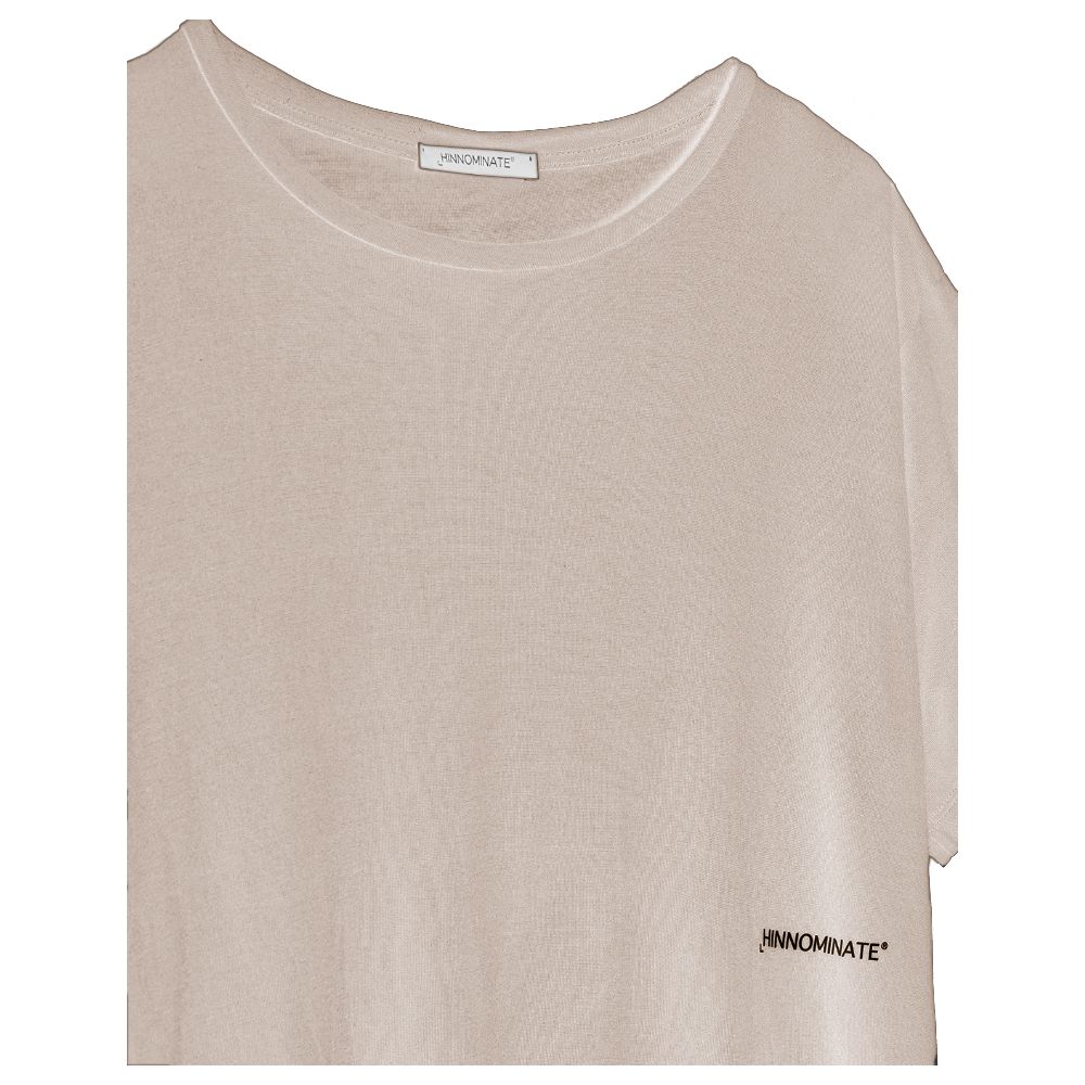 Hinnominate Beige Modal T-Shirt