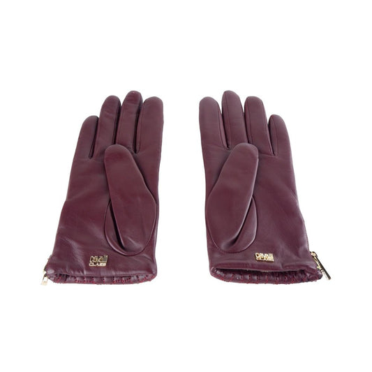 Cavalli Class Red Lambskin Glove