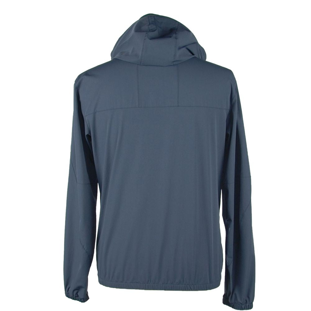 Emilio Romanelli Blue Synthetic Men Jacket
