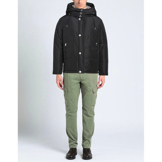 Aquascutum Black Polyamide Jackets & Coat