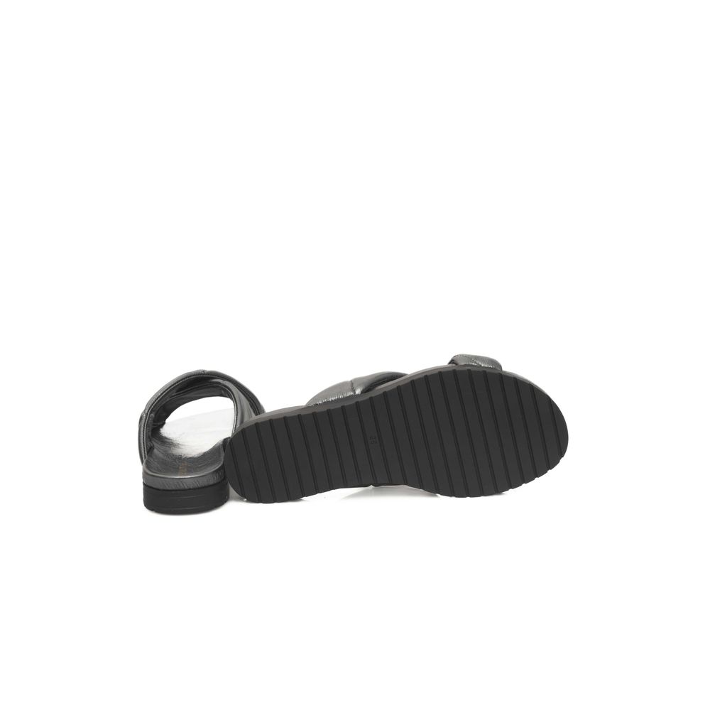 Cerruti 1881 Gray Lambskin Sandal