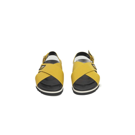 Cerruti 1881 Yellow Calfskin Sandal