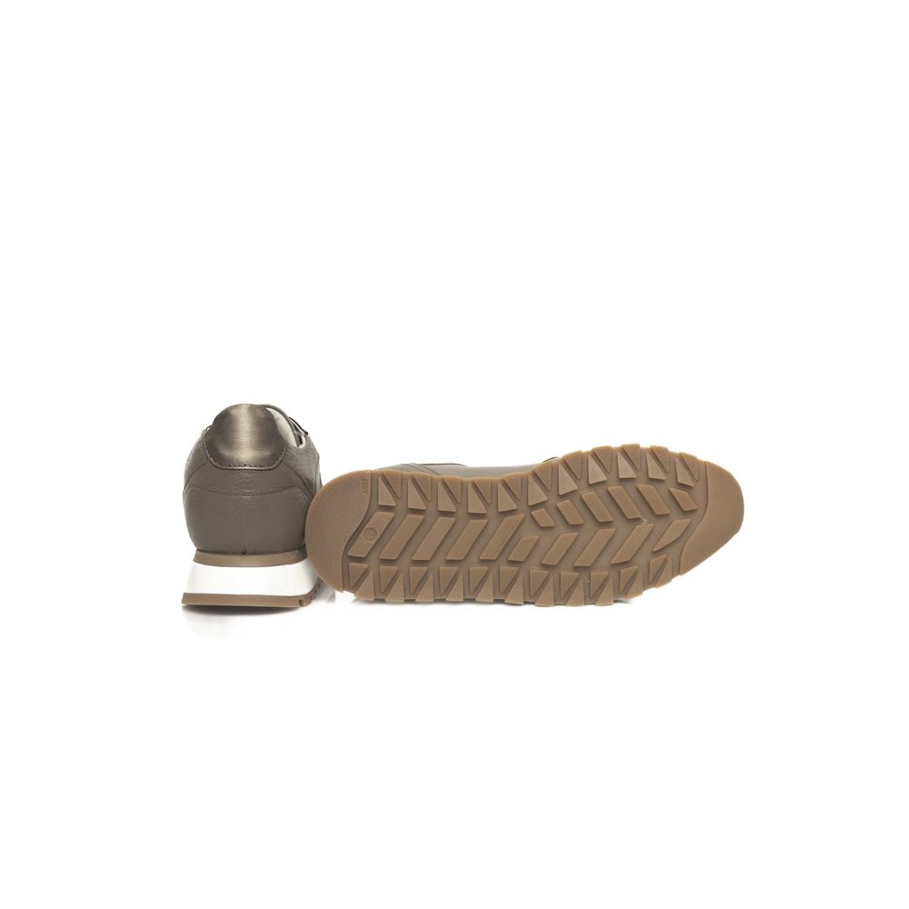 Cerruti 1881 Beige Cowhide Sneaker