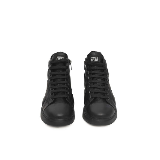 Cerruti 1881 Black Cowhide Sneaker