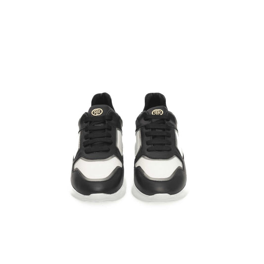 Cerruti 1881 Black And White Cowhide Sneaker
