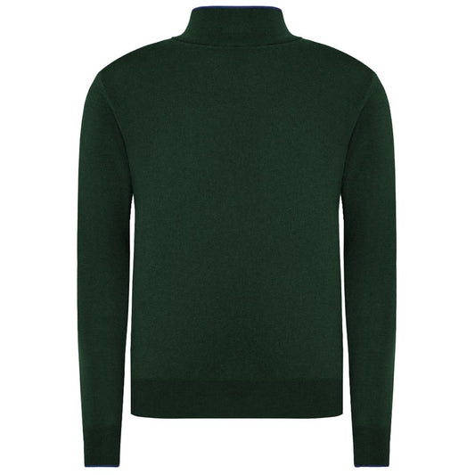 La Martina Green Marabou Sweater
