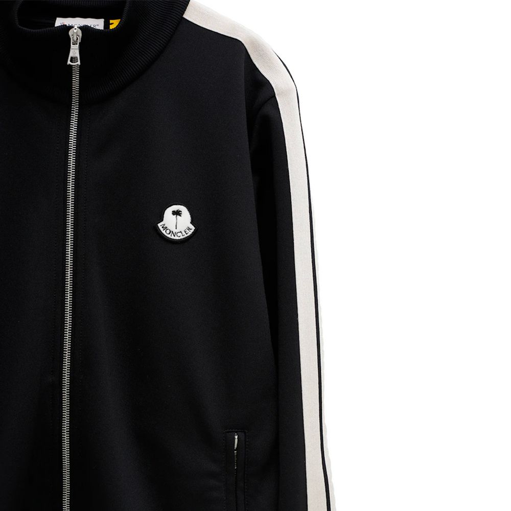 Moncler x Palm Angels Black Polyester Men Sweater