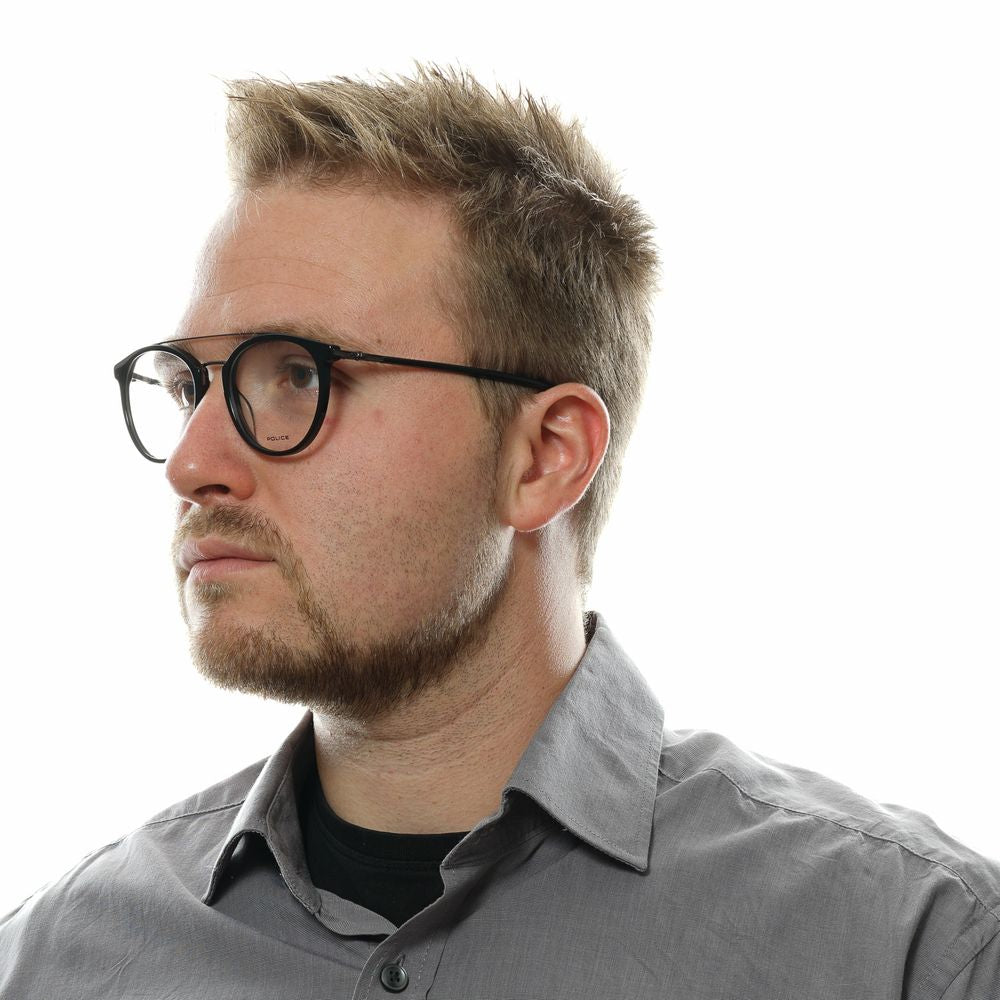 Police Black Metal & Plastic Glasses (Frames)
