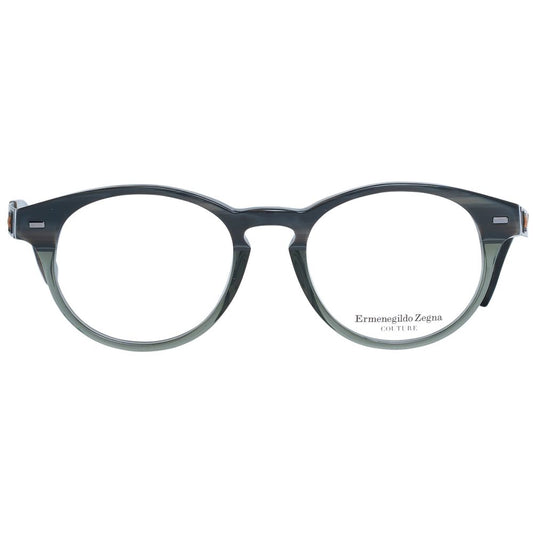 Ermenegildo Zegna Gray Plastic Glasses (Frames)