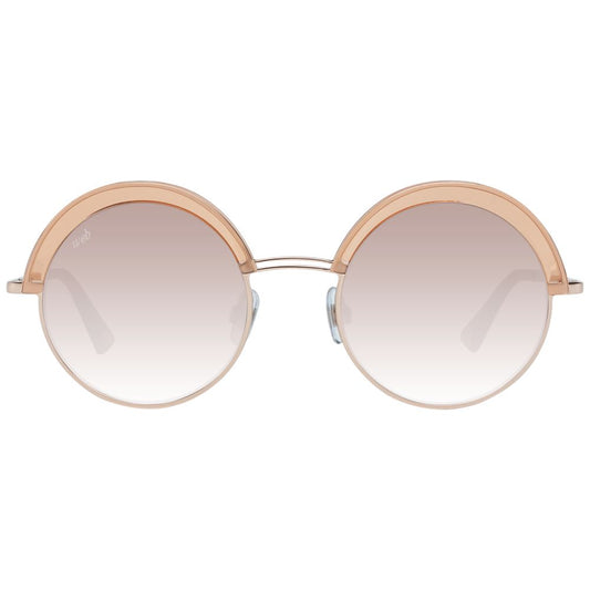 Web Rose Gold Metal & Plastic Sunglasses
