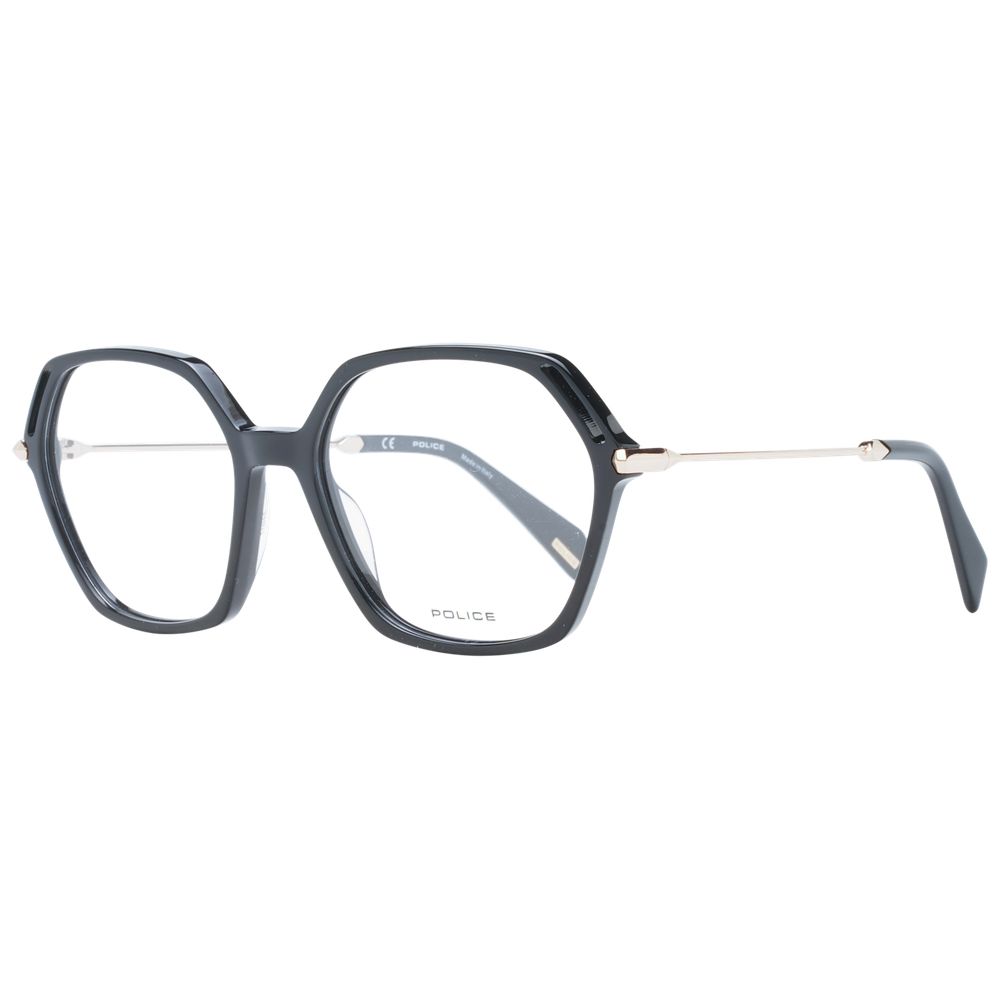 Police Black Acetate & Plastic Glasses (Frames)