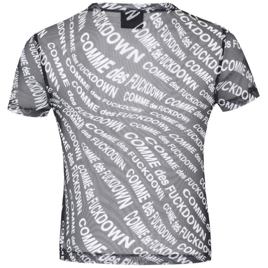 Comme Des Fuckdown Black Polyester Women's T-Shirt