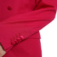 Dolce & Gabbana Elegant Red Slim Fit 3 Piece Martini Suit