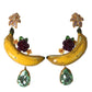 Dolce & Gabbana Chic Clip-on Banana Dangle Earrings