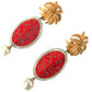 Dolce & Gabbana Radiant Red Watermelon Clip-On Earrings
