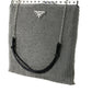 Prada Elegant Silver Mesh Shoulder Evening Bag