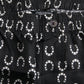 Dolce & Gabbana Black Horseshoe Print Silk Pants