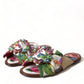 Dolce & Gabbana Exquisite Floral Print Flat Sandals