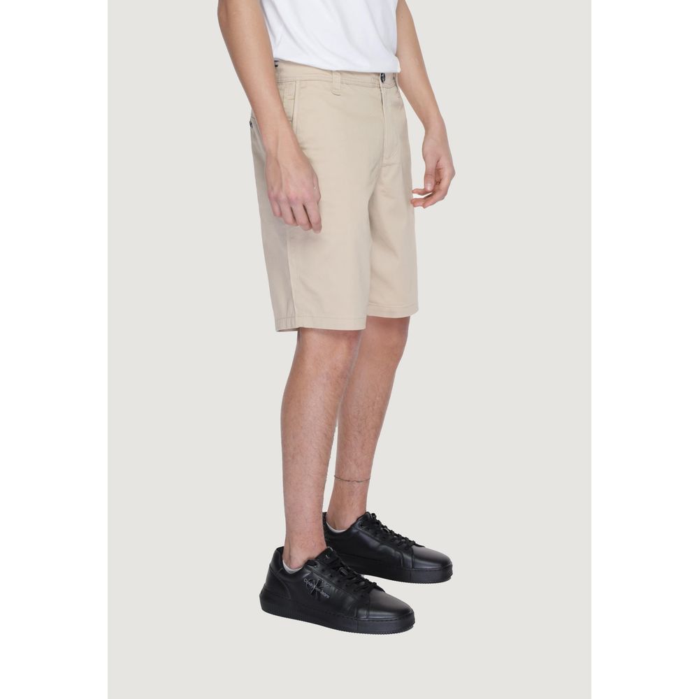 Armani Exchange Beige Cotton Bermuda Shorts Mens Shorts
