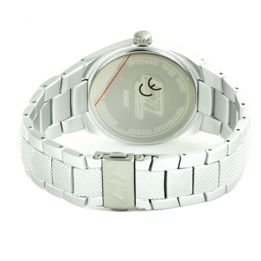 Chronotech Silver Stainless Steel Dress Watch