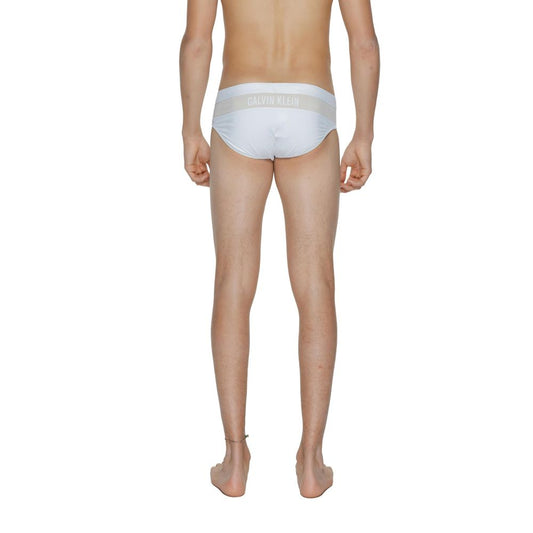 Calvin Klein White Polyamide Swim Briefs Mens Swim