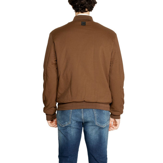 Antony Morato Brown Polyester Bomber Mens Jacket