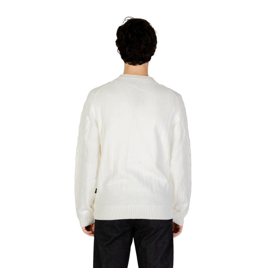 Hamaki-Ho White Marabou Sweatshirt Mens Sweater