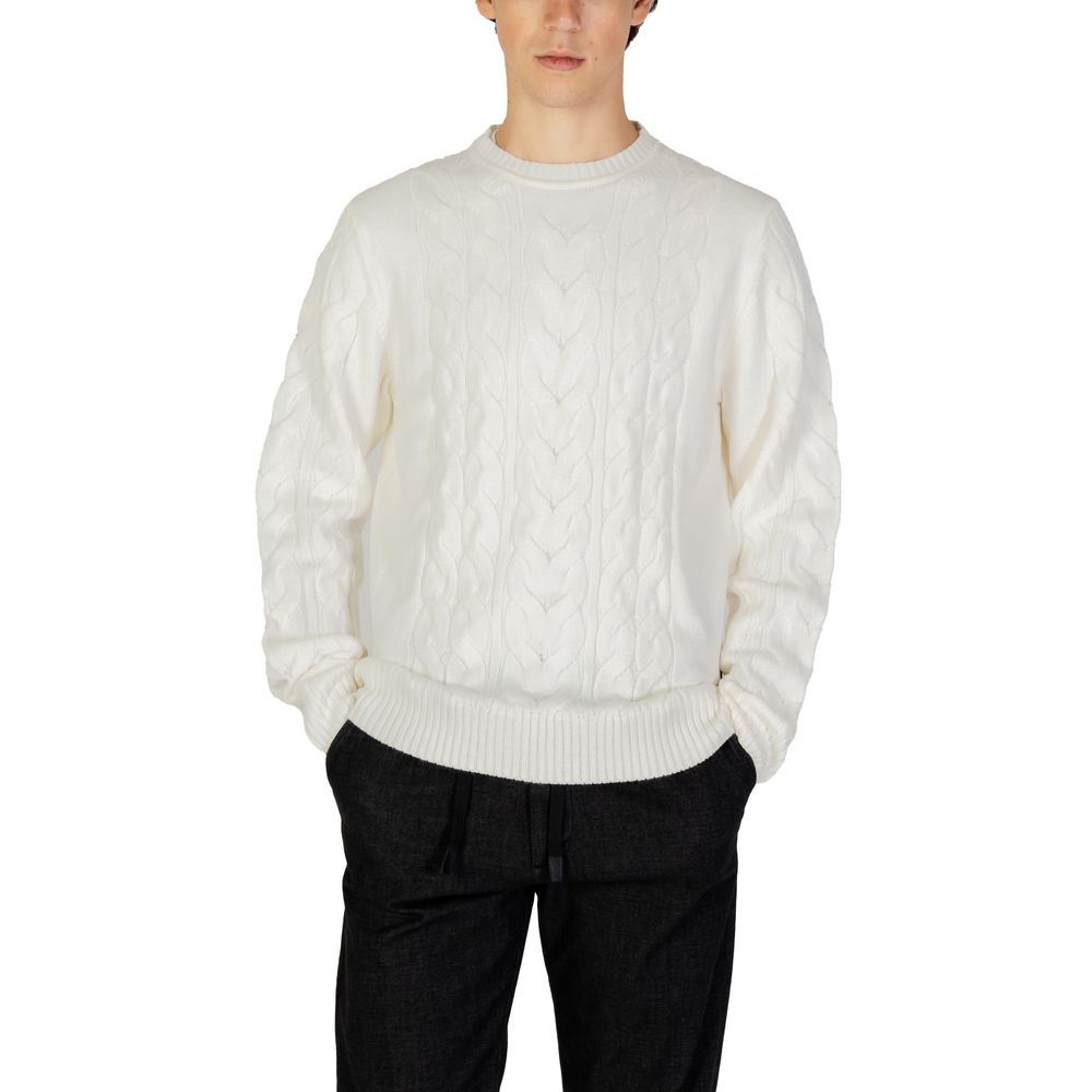 Hamaki-Ho White Marabou Sweatshirt Mens Sweater