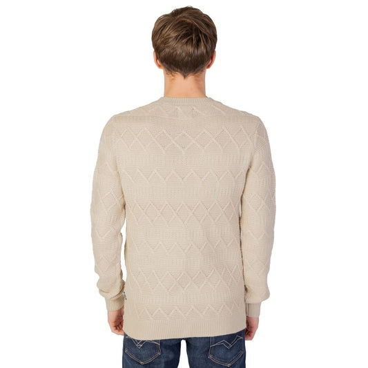 Only & Sons Beige Marabou Sweatshirt Mens Sweater