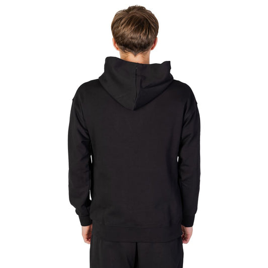 Underclub Black Cotton Hoodie Mens Sweater