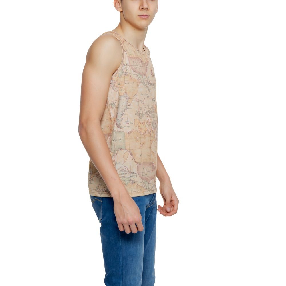 Alviero Martini Prima Classe Beige Polyester Tank Top