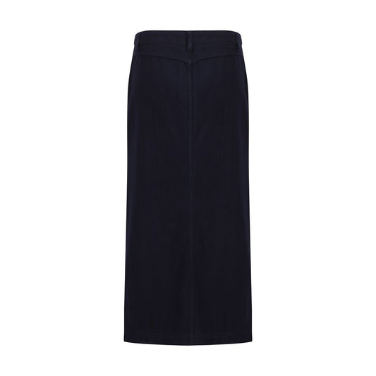 Giorgio Armani Blue Cotton Skirt