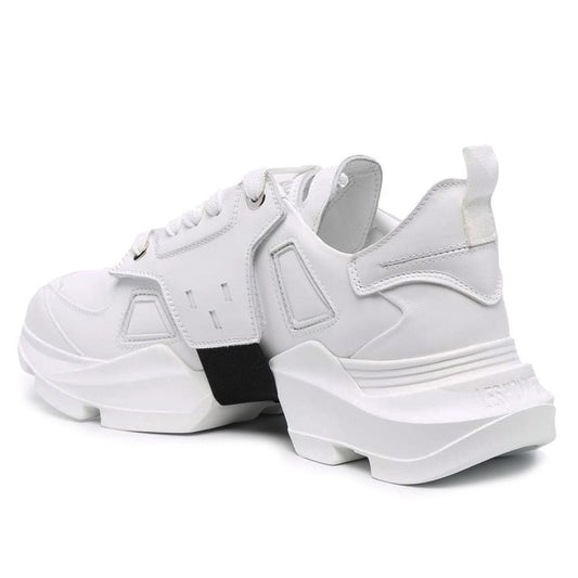 Les Hommes White Calfskin Sneaker