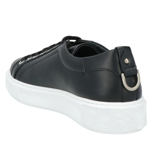 Les Hommes Black Calfskin Sneaker