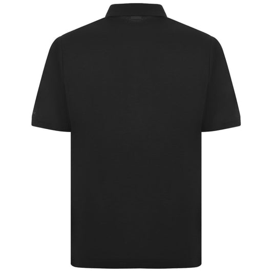 People Of Shibuya Black Cotton Men Polo Shirt