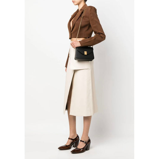 Lanvin Black Leather Women Handbag