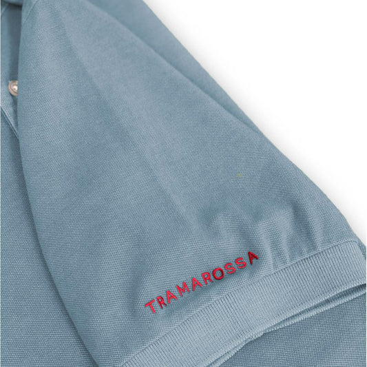 Tramarossa Blue Cotton Polo Shirt
