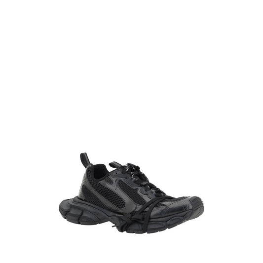 Balenciaga Black Rubber Athletic Sneakers