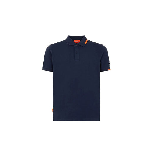 Suns Blue Cotton Polo Shirt Mens T-Shirt