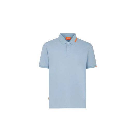 Suns Blue Cotton Polo Shirt