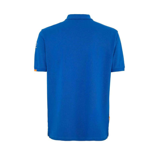 Suns Blue Cotton Polo Shirt Mens T-Shirt