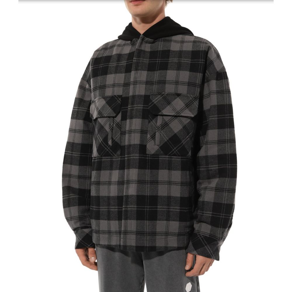 Diego Venturino Gray Cotton Men's Jacket