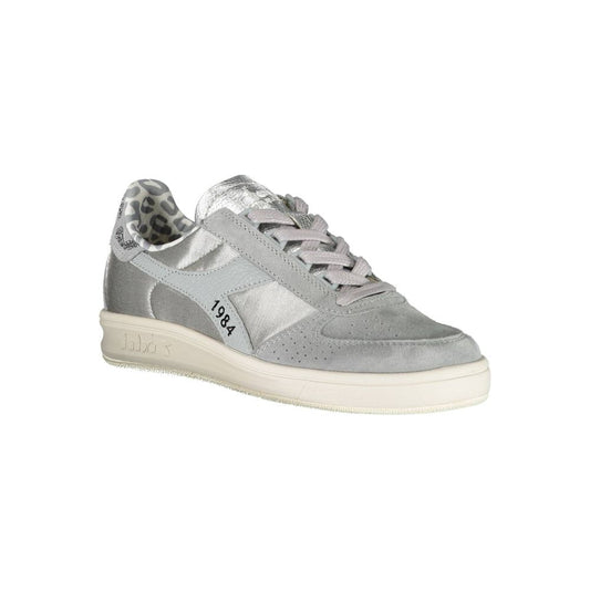 Diadora Gray Fabric Sneaker
