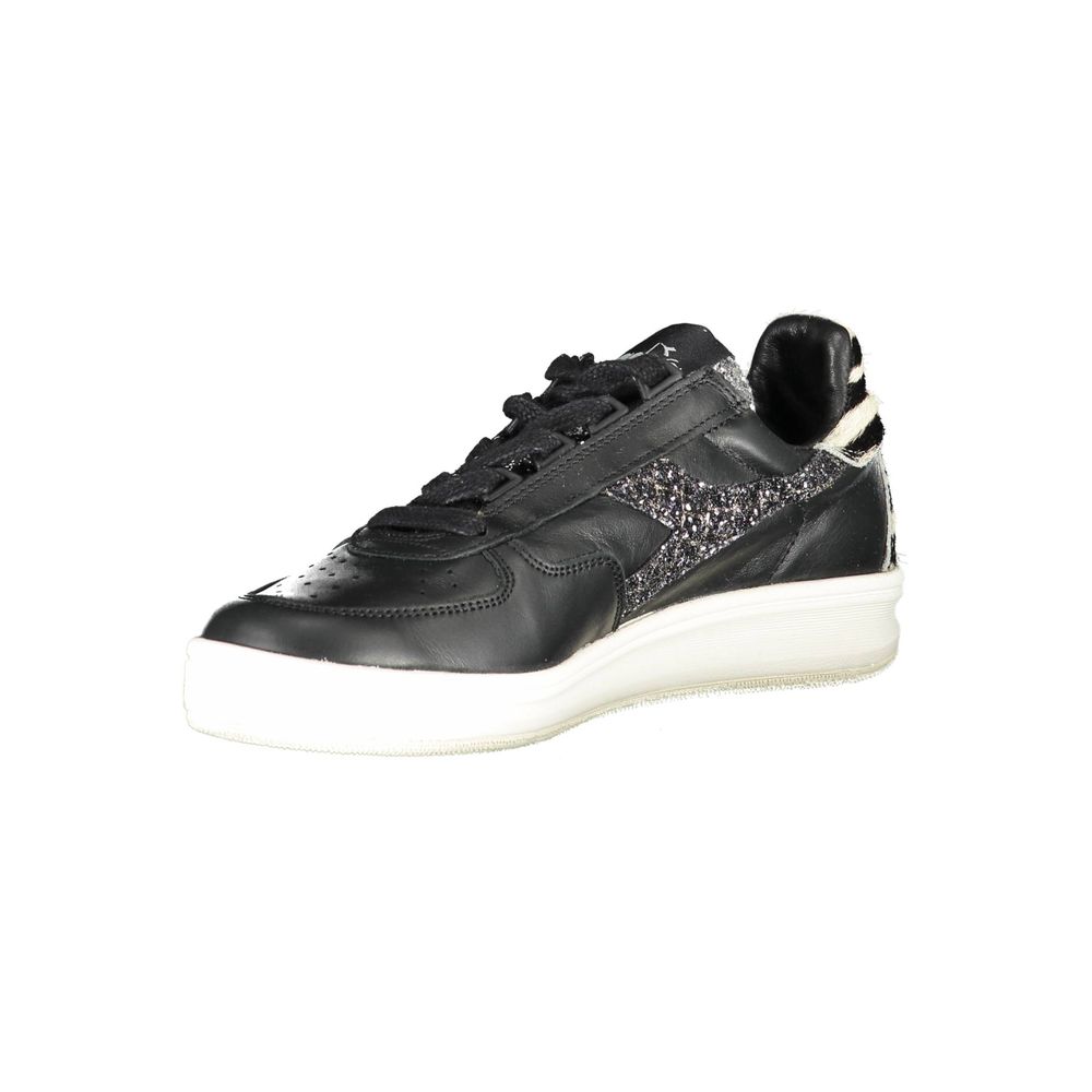 Diadora Black Fabric Sneaker