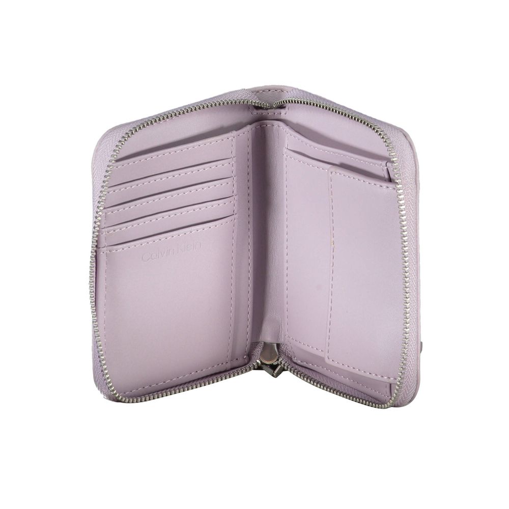 Calvin Klein Purple Polyester Women Wallet Womens Wallet